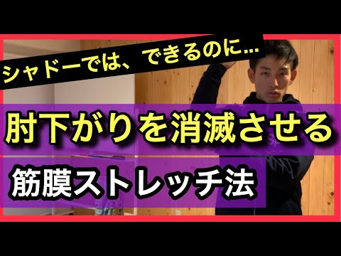 【脳神経アプローチ】肘下がりの効果的な解消法を、医療分野から紹介