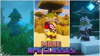 More RPG Classes (Minecraft Mod Showcase) | Forcemaster, Berserker & Water Wizard | Fabric 1.20.1