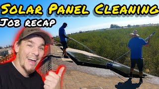 They Made $350 in 45 minutes Cleaning Solar Panels
