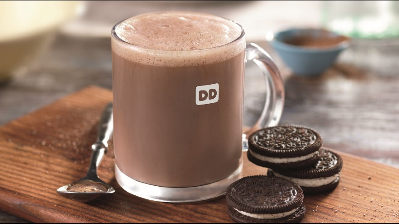 Dunkin Donuts Oreo Hot Chocolate Review - CarBS - YouTube