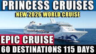 Celebrity EPIC Coral Princess 131-Day Circle Pacific Cruise in 2026! Net Worth