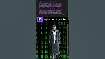 Chat with Sophia Robot Prophet. Artificial Intelligence streame... | sophia_robot_prophet on #Twitch