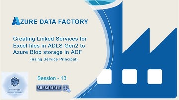 Service Principal authentication for Storage accounts | Session - 13 | Azure Data Factory