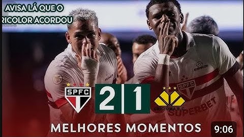 São Paulo 2 x 1 Criciúma | Melhores Momentos | Brasileirão 2024