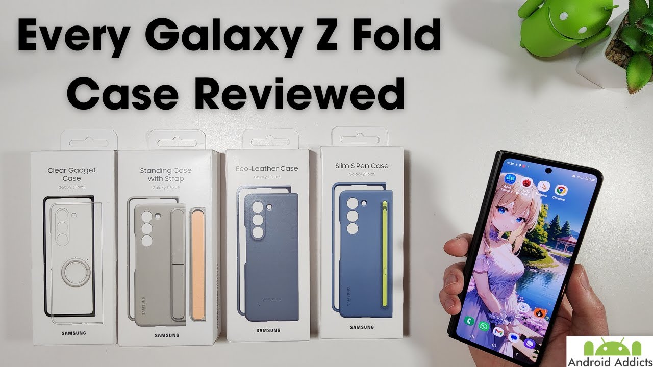 Galaxy Z Fold5 Clear Gadget Case