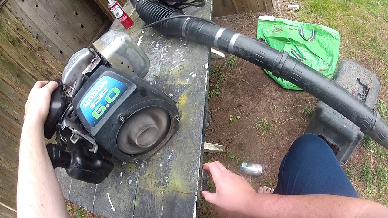 Honda gc190 drill startup - YouTube