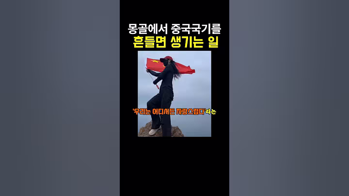 몽공에서 중국국기를 흔들면 생기는 일..ㄷㄷ