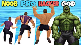 NOOB vs PRO vs HACKER vs GOD in Rage Control 3D