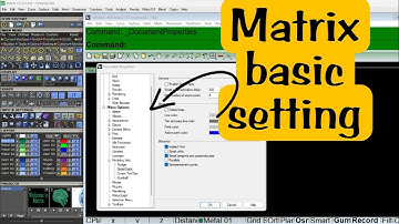 BASIC settings on matrix 9/Rhinoceros 3d//02