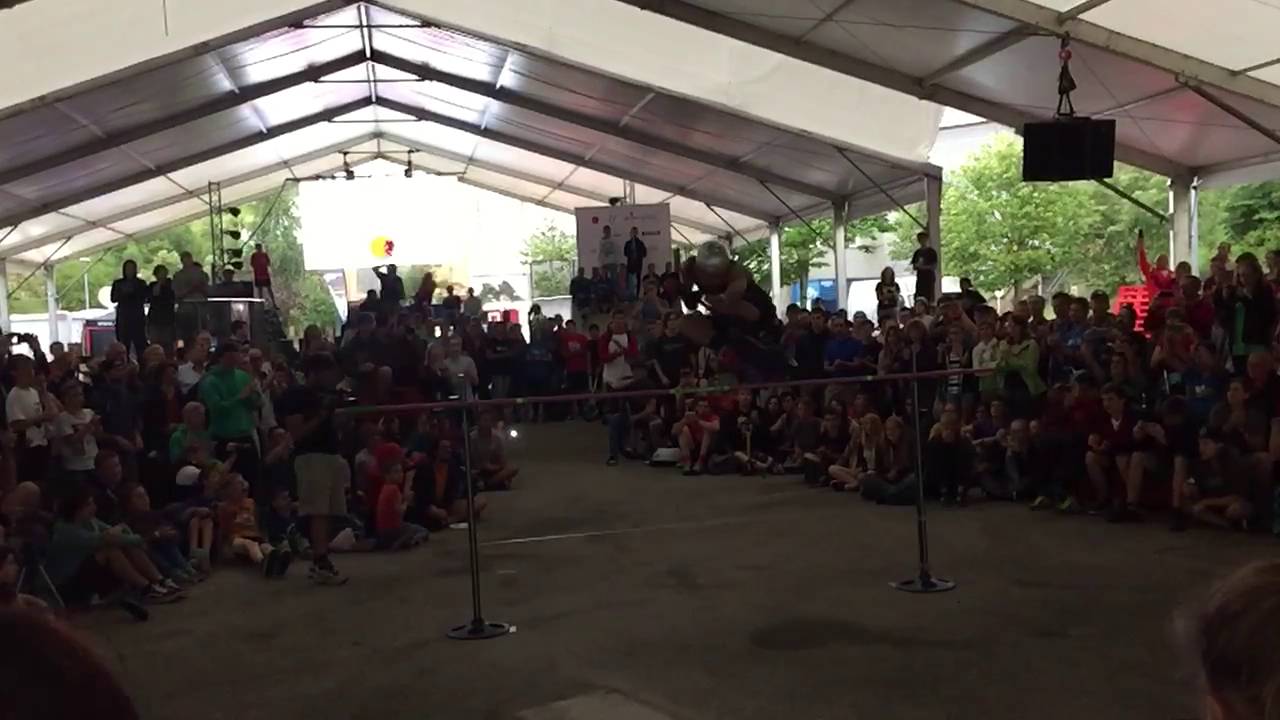 Unicon 18 Mike Taylor World Record Breaking Unicycle High Jump