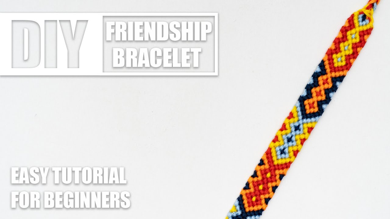 Easy Chevron Friendship Bracelet Tutorial - Cutesy Crafts