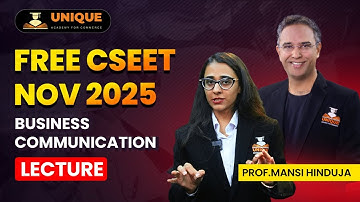 CSEET ONLINE CLASSES | BUSINESS COMMUNICATION LECTURE 38 | CSEET NOVEMBER 2025