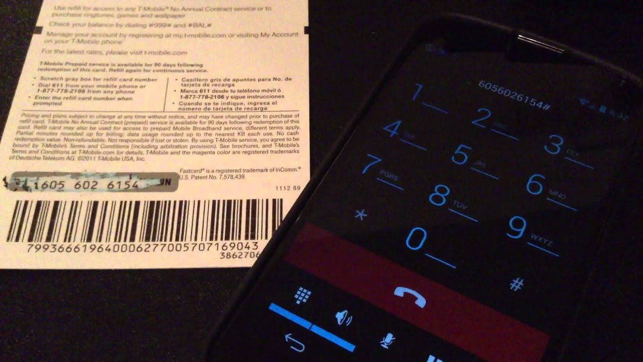 t mobile account number and pin prepaid