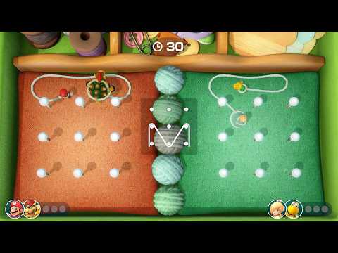 Super Mario Party Minigames - Rosalina vs Koopa Troopa vs Mario vs Bowser