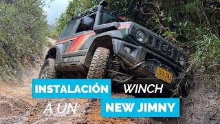 En el taller: Instalando un Warn Axon en un Suzuki New Jimny. Y hablando de cosas varias.