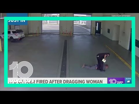 TPD officer fired after dragging woman across floor