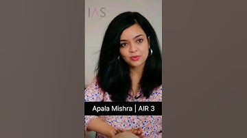 #upsc |📚 IAS Apala Mishra❤ | Ias Topper Motivational video #shorts #ias #motivation #interview