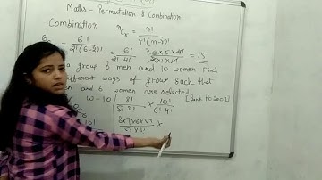 Maths class permutation and combination