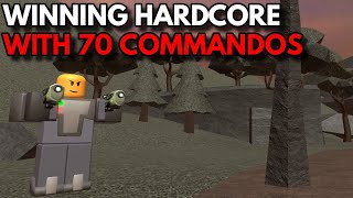 HARDCORE TRIUMPH WITH COMMANDO AS MAIN DPS | ROBLOX Tower Defense Simulator