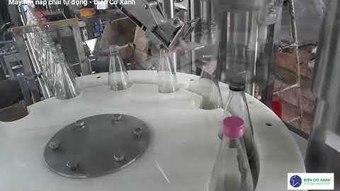 Máy ren nắp chai nước ngọt tự động - ĐIỆN CƠ XANH 0984467870  #Shorts