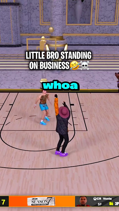 Little bro ain’t having it😂💀#nba2k #trending #viral #explore #funny