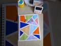 Make a colorful frontpage of your math notebook✨#youtubeshorts #shorts #short #frontpage #trending