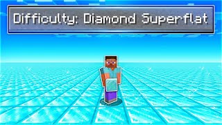 I Beat Minecraft in a Diamond Super Flat World..