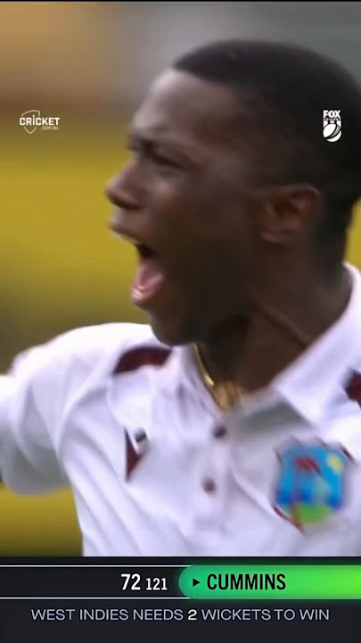 Seven wickets for Shamar Joseph! #AUSvWI