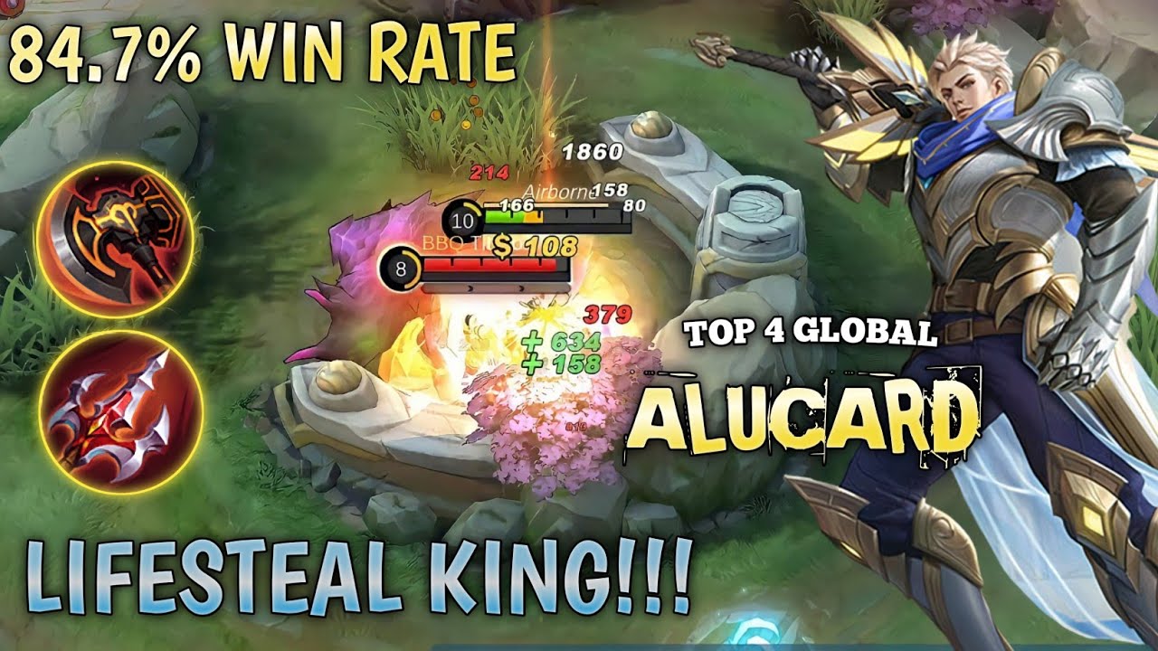 PERFECT ALUCARD FARMING ROTATION! TOP 4 GLOBAL ALUCARD LOOKS LIKE HE'S ...