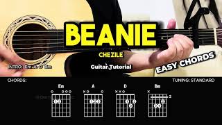 Beanie - Chezile | Easy Guitar Tutorial For Beginners (CHORDS & LYRICS) #guitarlesson