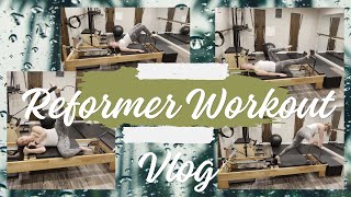 Reformer Pilates Workout Vlog- Full Body Workout on a Rainy Saturday