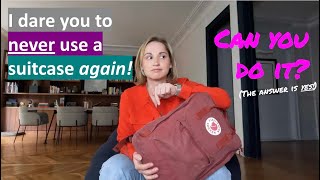 Minimalist Packing: How to travel light with a backpack | Tips, tricks \& mistakes