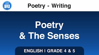 Poetry and the senses | Poetry | Writing | Class 4 and 5