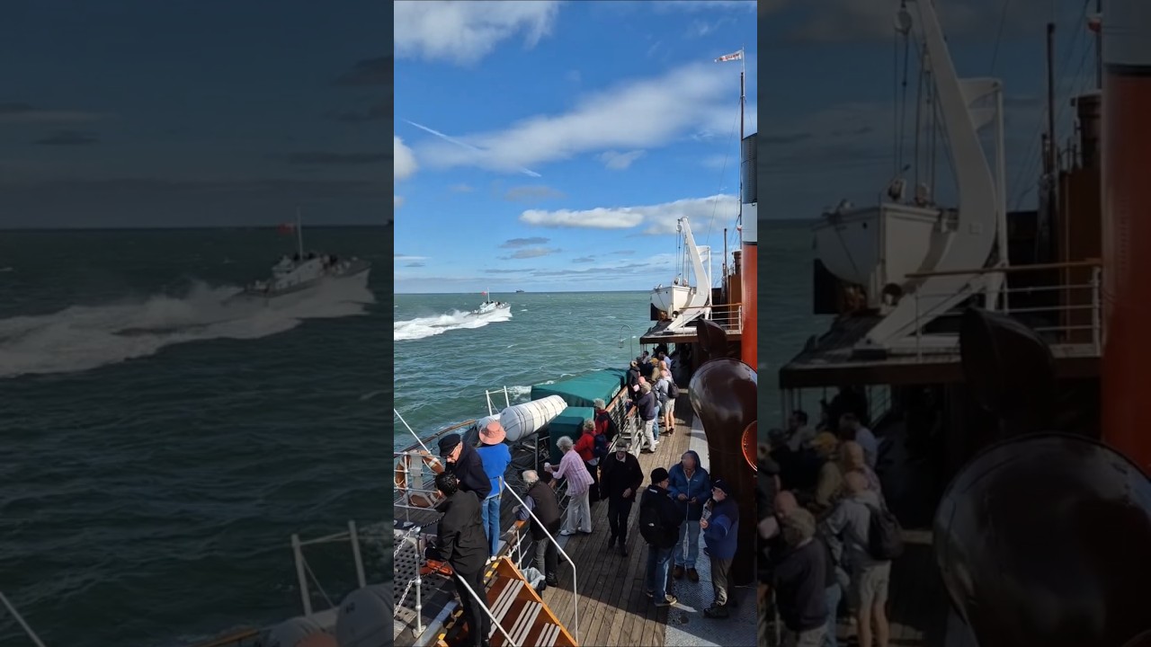 Motor Gun Boat 81 and Waverley in the Solent, 12/09/26.