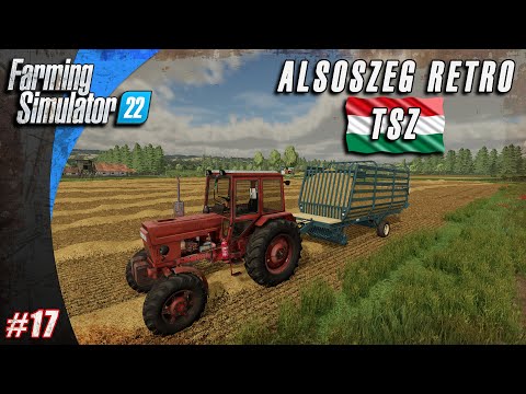 Vettünk egy Retro rendfelszedőt | Alsoszeg Retro TSZ | Farming Simulator 22 Timelapse | #17