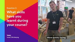 Level 2 Bricklaying: Why Isaac chose Brooklands