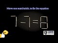 Move One Matchstick to Fix the Equation #matchstick #matchstickriddles #learnwithus  @learnwithus133