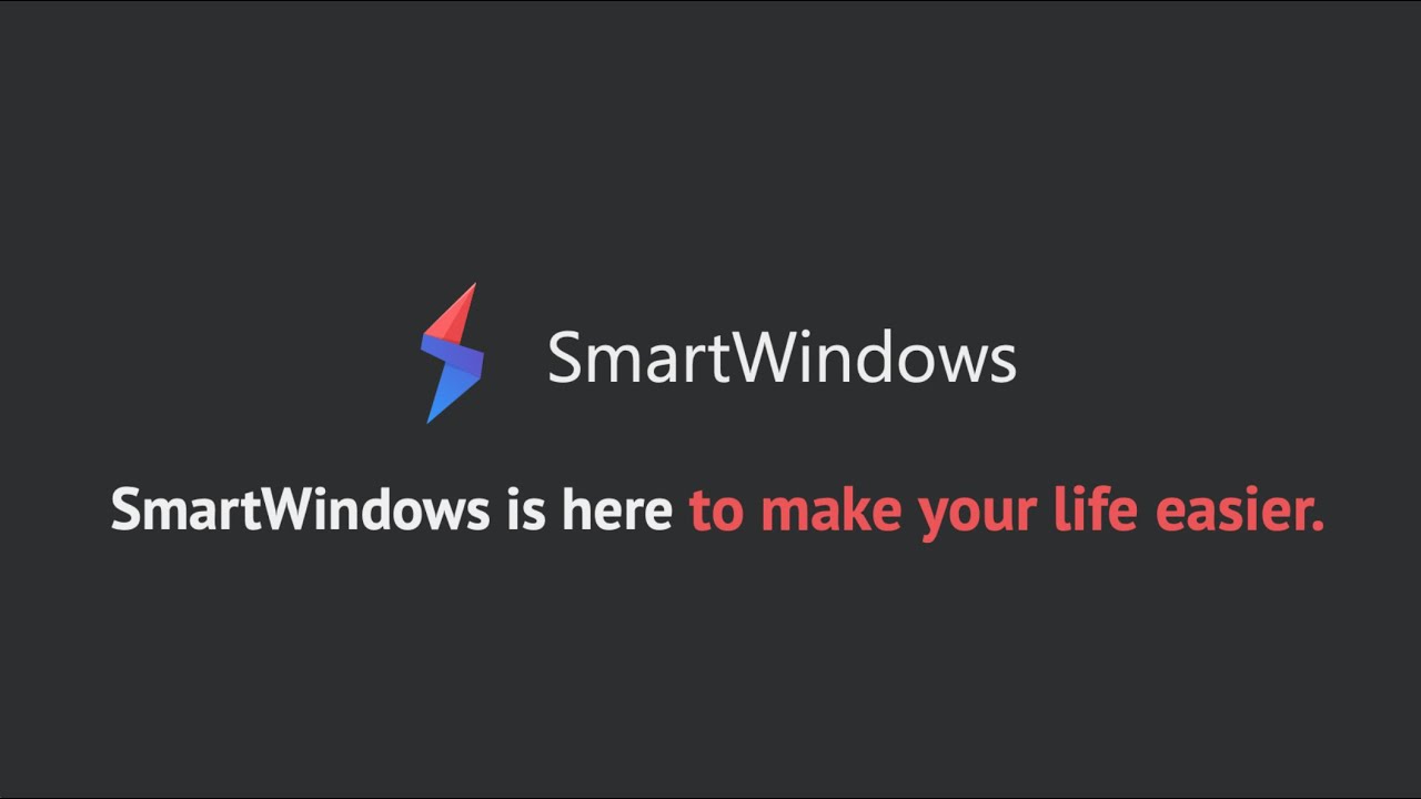 Auto Arrange all your Windows with SmartWindows Best Productivity App