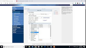 IVR (Interactive Voice Response)  Settings