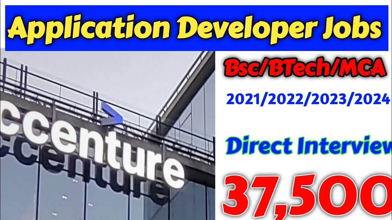 Acceture Latest Recruitment In Banglore Application Developer Jobs Big Acceture latest recruitment in banglore application developer jobs big