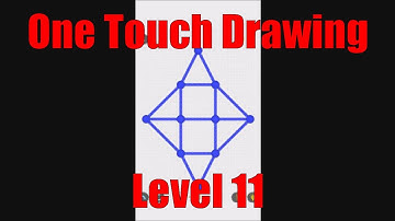 One Touch Drawing Level Stage Niveau Nivel Yровень 11. Solution