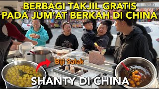 BERBAGI TAKJIL GRATIS PADA JUM’AT BERKAH DI CHINA, MEREKA PADA HERAN TAPI TETAP BERTERIMA KASIH