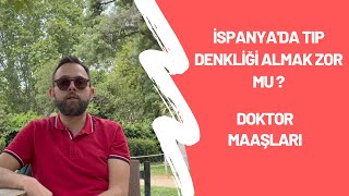 İspanyada Tip Denkli̇ği̇ Almak Zor Mu? Doktor Maaşlari Ne Kadar? Barcelonada İş Bulmak Zor Mu ?