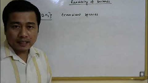 Lecture 5: Reactivity of boranes