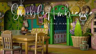 Relax in Cozy Forest Sounds with Piano - Arrietty's Kitchen
