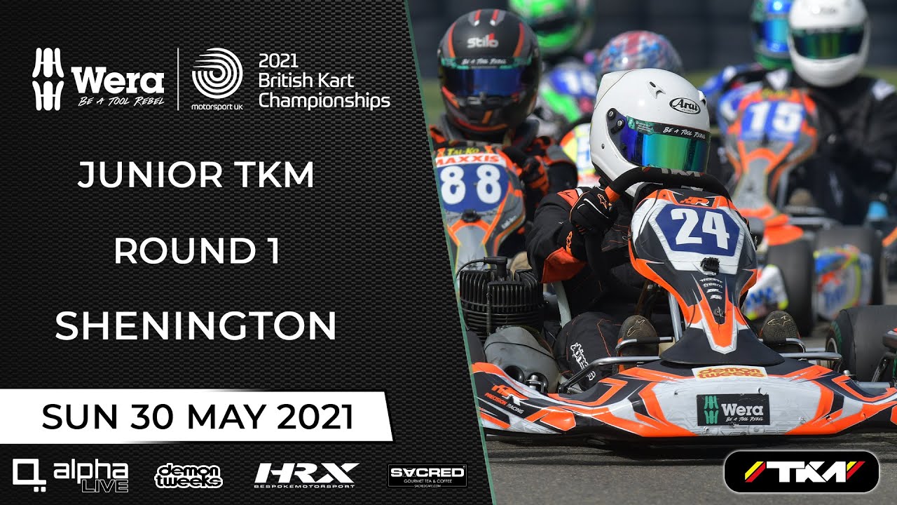 Three to the end. Junior TKM at its best - Junior TKM Final for Round 1 at Shenington