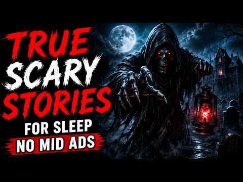 NO ADS 🛑 4 HOURS of  TRUE Scary Stories for Sleep | Relax Rain Sounds | Black Screen Ep.10