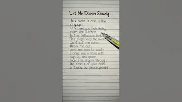 Let Me Down Slowly Part 1 Song By Alec Benjamin Letmedownslowly Lyrics 