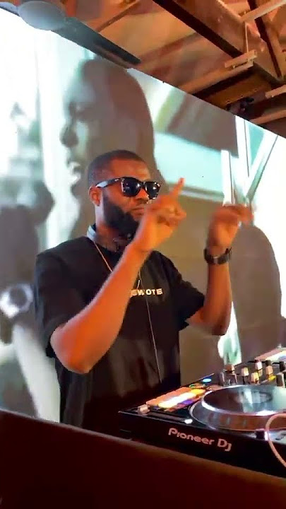 Dj sleek on the one’s and two’s #dopenation