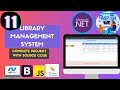 Library Management System ASP.NET C# Project with source code Part-11 |  Bind Gridview | coderbaba